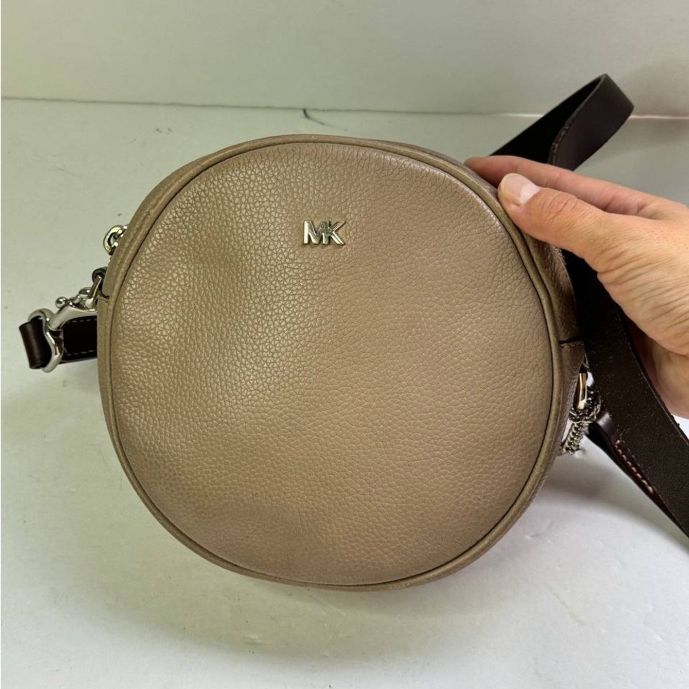 MICHAEL KORS Pebbled Leather Canteen Crossbody Bag